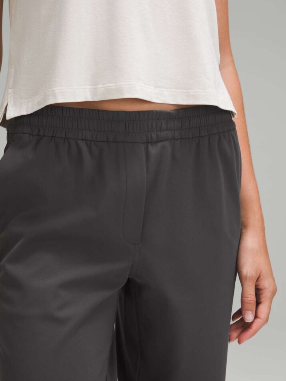 Lululemon Straight-Leg Mid-Rise Pant Luxtreme Graphite Grey Size Small x 31" - Picture 3 of 13